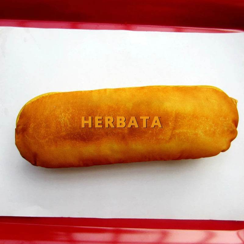 Novel Pencil Case Bread Shaped Multifunctional For School - ToylandEU