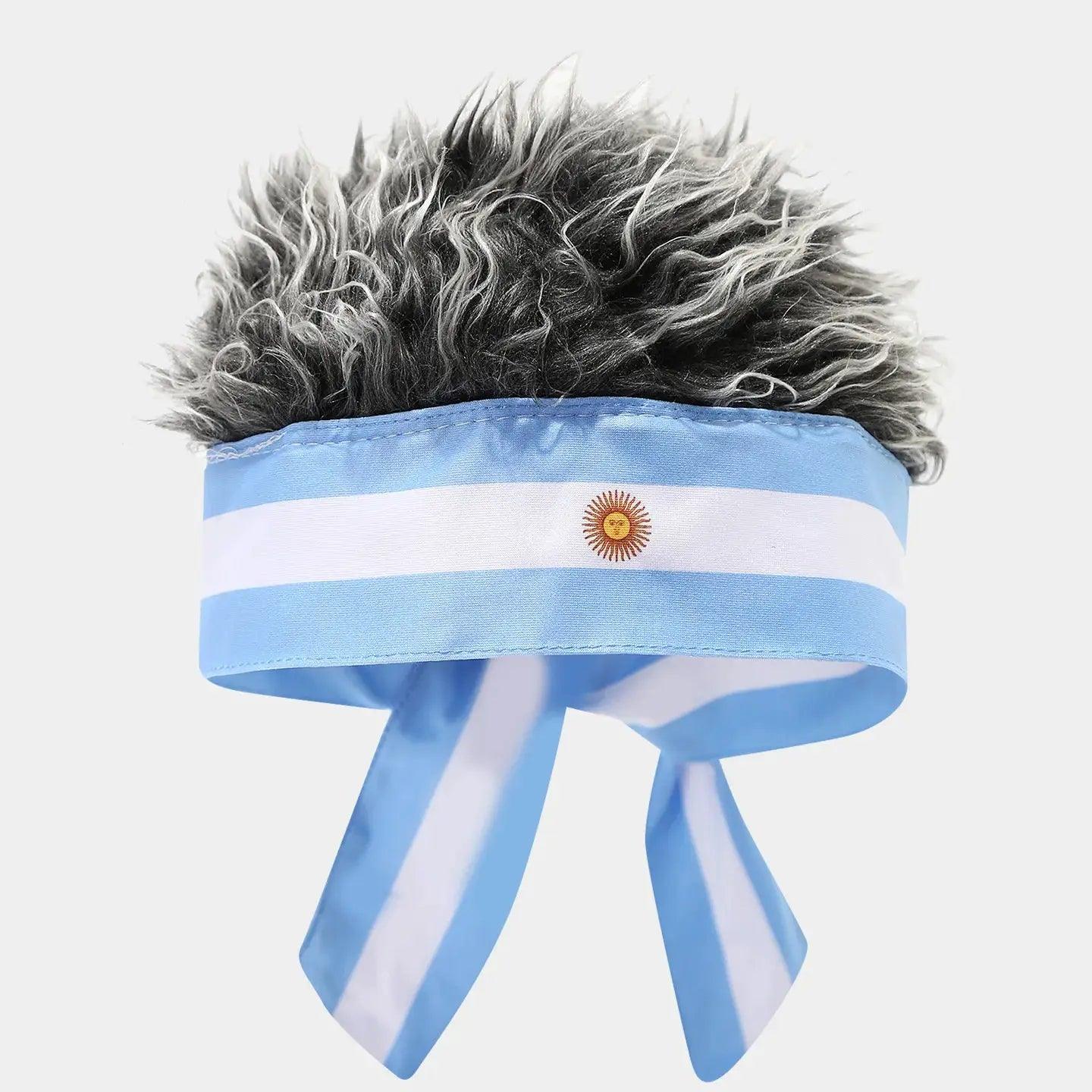  Novelty Wig Headband Sports Fan Hat Flag Design -  ToylandEU™