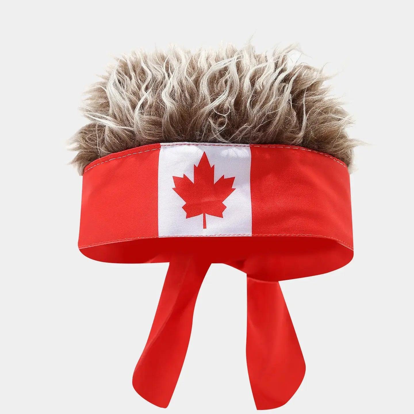  Novelty Wig Headband Sports Fan Hat Flag Design -  ToylandEU™