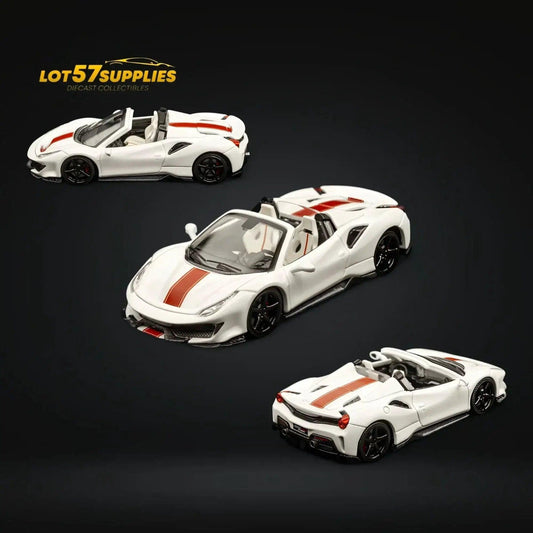  Novitec 488 Roadster Diecast 1to64 Pearl White Finish -  ToylandEU™