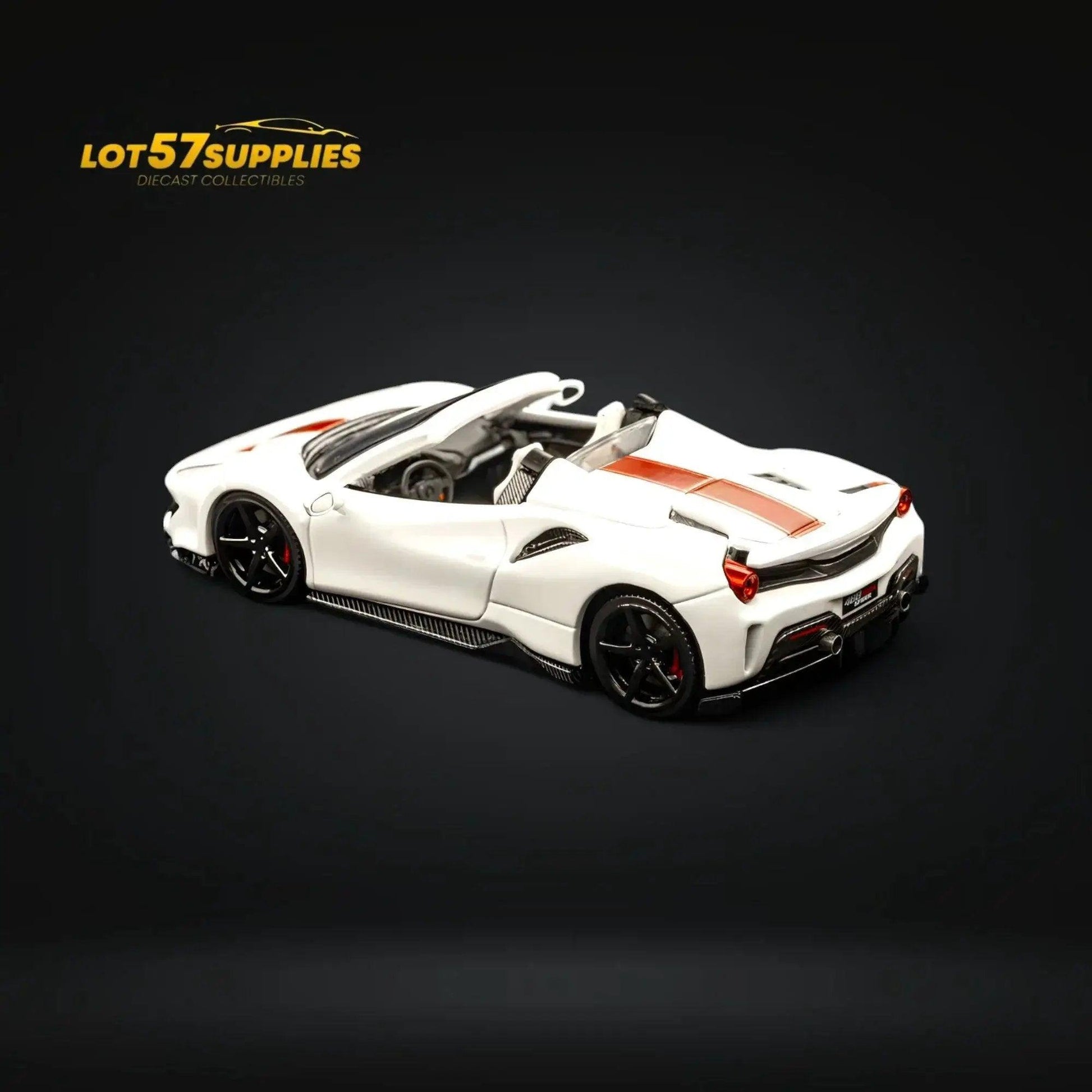  Novitec 488 Roadster Diecast 1to64 Pearl White Finish -  ToylandEU™