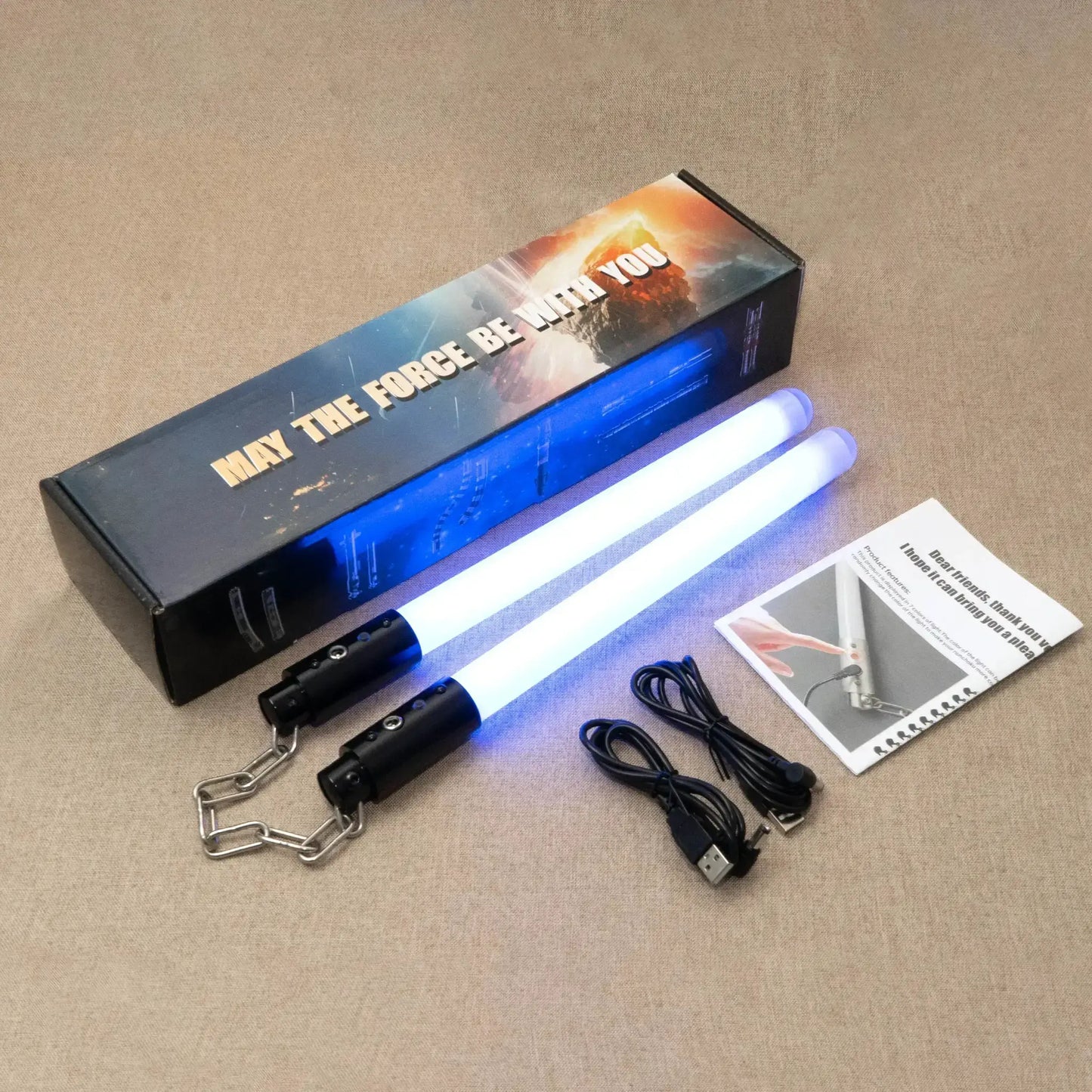 Nunchaku LED Light With 7 Color Change Martial Arts - ToylandEU