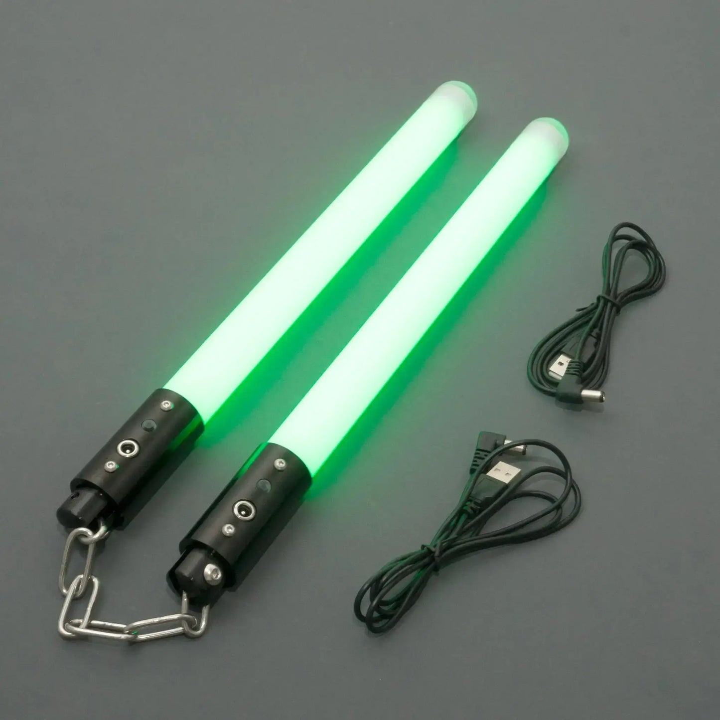Nunchaku Set Pixel Lit Lightsabers 35cm Heavy Dueling Cosplay Toy - ToylandEU