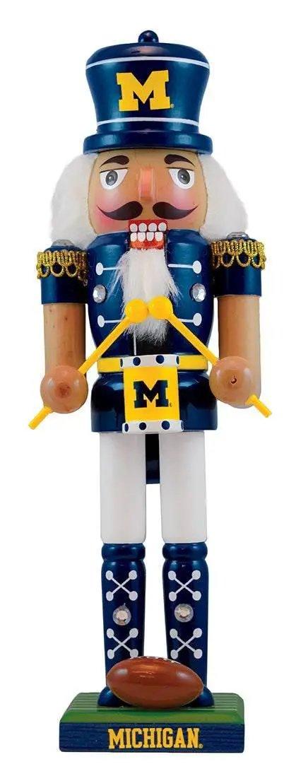  Michigan Wolverines Handcrafted Nutcracker 12 Inch Ornament -  ToylandEU™