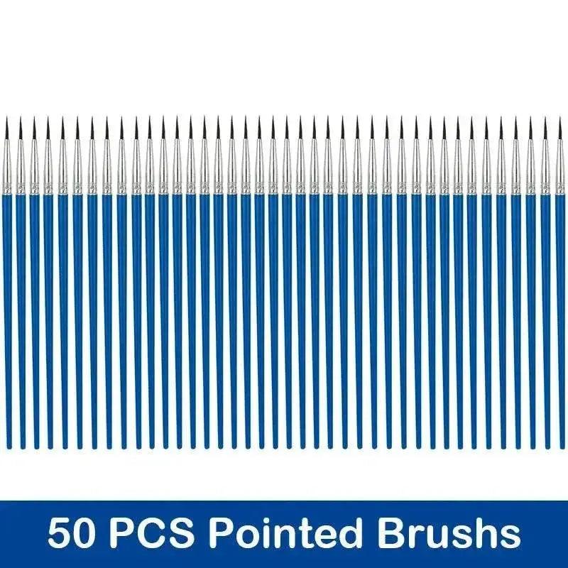  Nylon Hair Painting Brushes Set 10/20/50 Pcs -  ToylandEU™