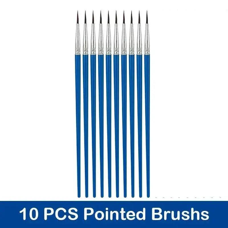  Nylon Hair Painting Brushes Set 10/20/50 Pcs -  ToylandEU™