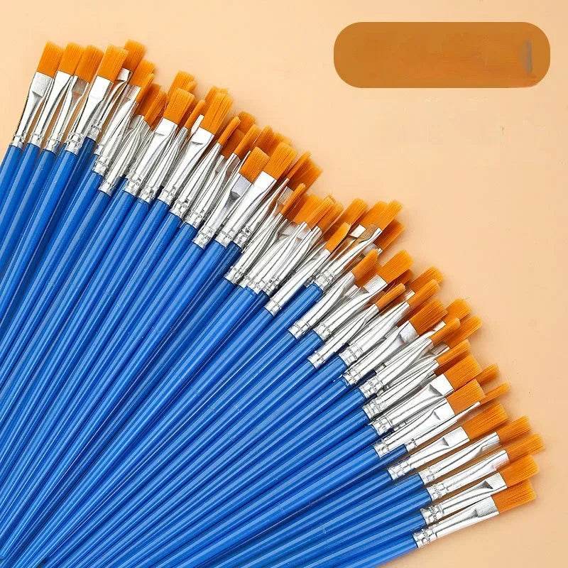 10/20/50Pcs Painting Brushes Set Art Nylon Hair Paint Brush - ToylandEU