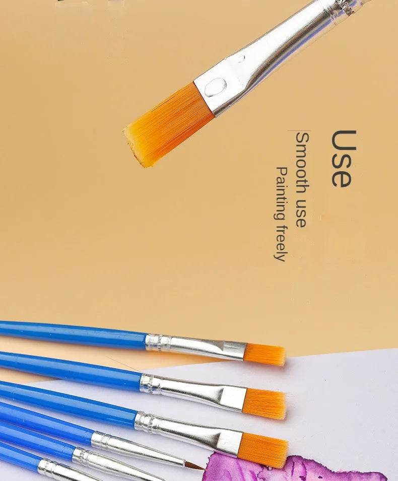 10/20/50Pcs Painting Brushes Set Art Nylon Hair Paint Brush - ToylandEU