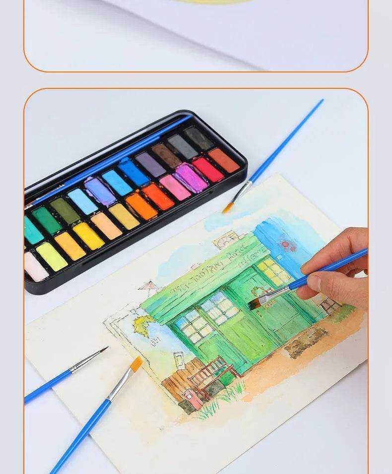 10/20/50Pcs Painting Brushes Set Art Nylon Hair Paint Brush - ToylandEU