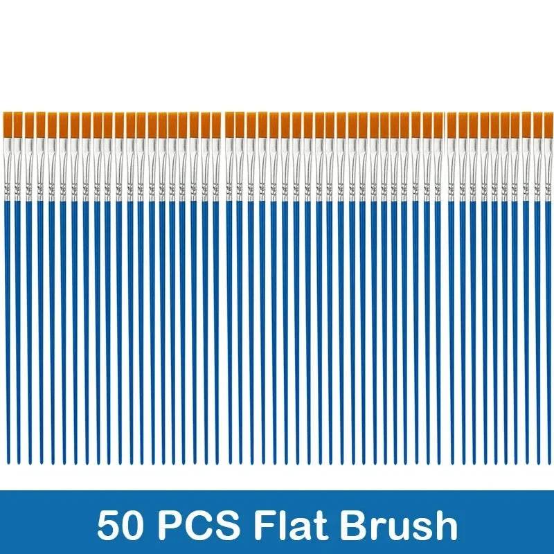 10/20/50Pcs Painting Brushes Set Art Nylon Hair Paint Brush - ToylandEU