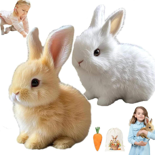 Electric Realistic Rabbit Plush Toy | Ages 7-14 | Robotic Toys