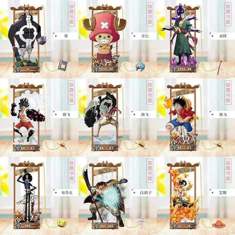 ONE PIECE Metal Bookmarks with Various Design Characters for Anime Fans - ToylandEU