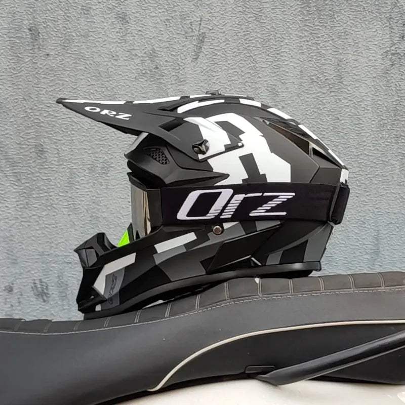 ORZ Kids Motocross Helmet Off Road Full Face DOT Approved - ToylandEU