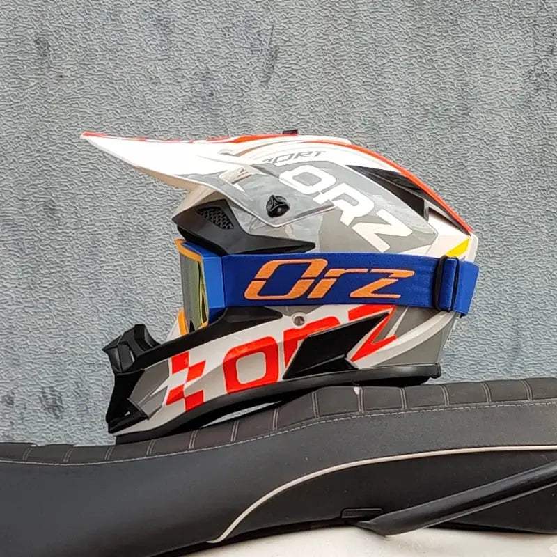 ORZ Kids Motocross Helmet Off Road Full Face DOT Approved - ToylandEU