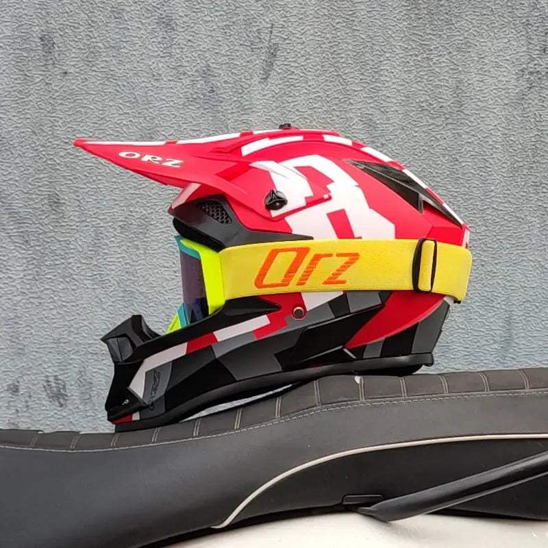 ORZ Kids Motocross Helmet Off Road Full Face DOT Approved - ToylandEU