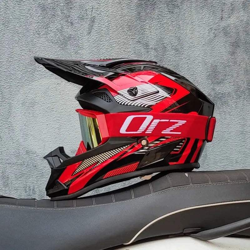 ORZ Kids Motocross Helmet Off Road Full Face DOT Approved - ToylandEU