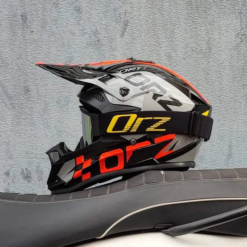 ORZ Kids Motocross Helmet Off Road Full Face DOT Approved - ToylandEU