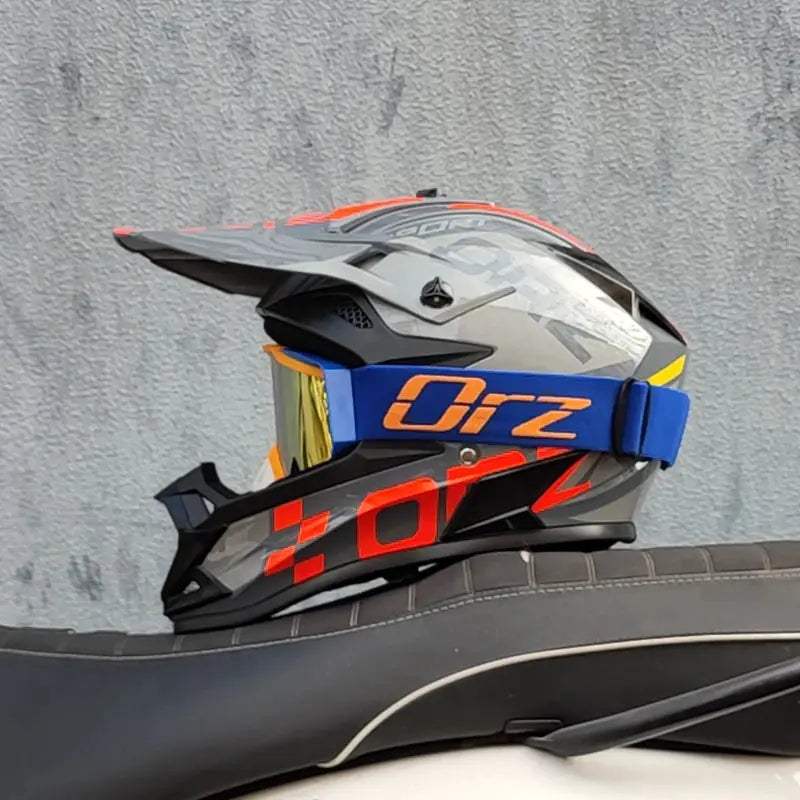 ORZ Kids Motocross Helmet Off Road Full Face DOT Approved - ToylandEU