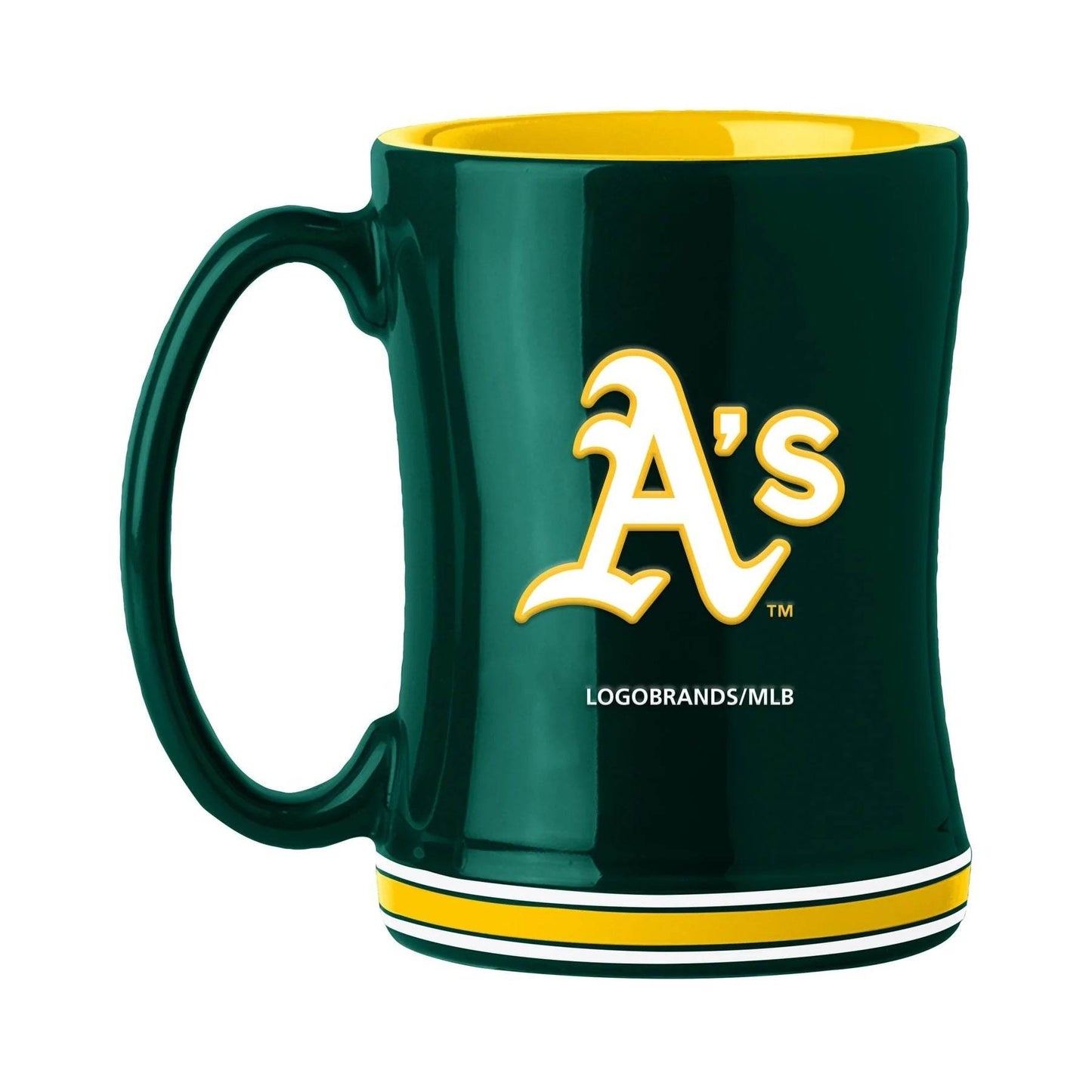 Oakland Athletics 14oz Sculpted Relief Coffee Mug Color - ToylandEU