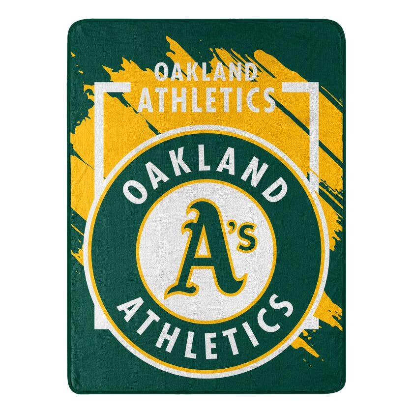 Oakland Athletics 46x60 Micro Raschel Blanket Premium Throw - ToylandEU