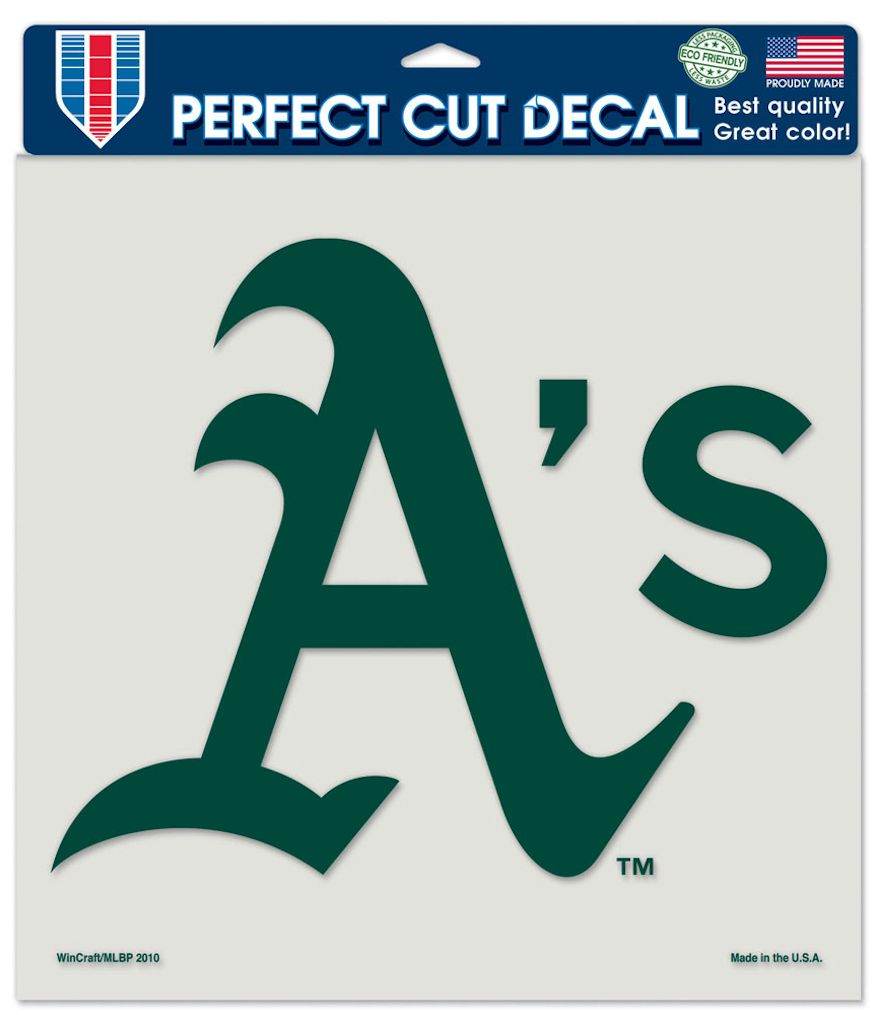Oakland Athletics 8x8 Decal Perfect Cut Color Special Order - ToylandEU
