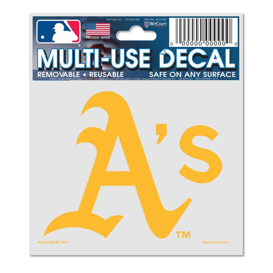 Oakland Athletics Decal 3x4 Outdoor Vinyl Multi Use - ToylandEU