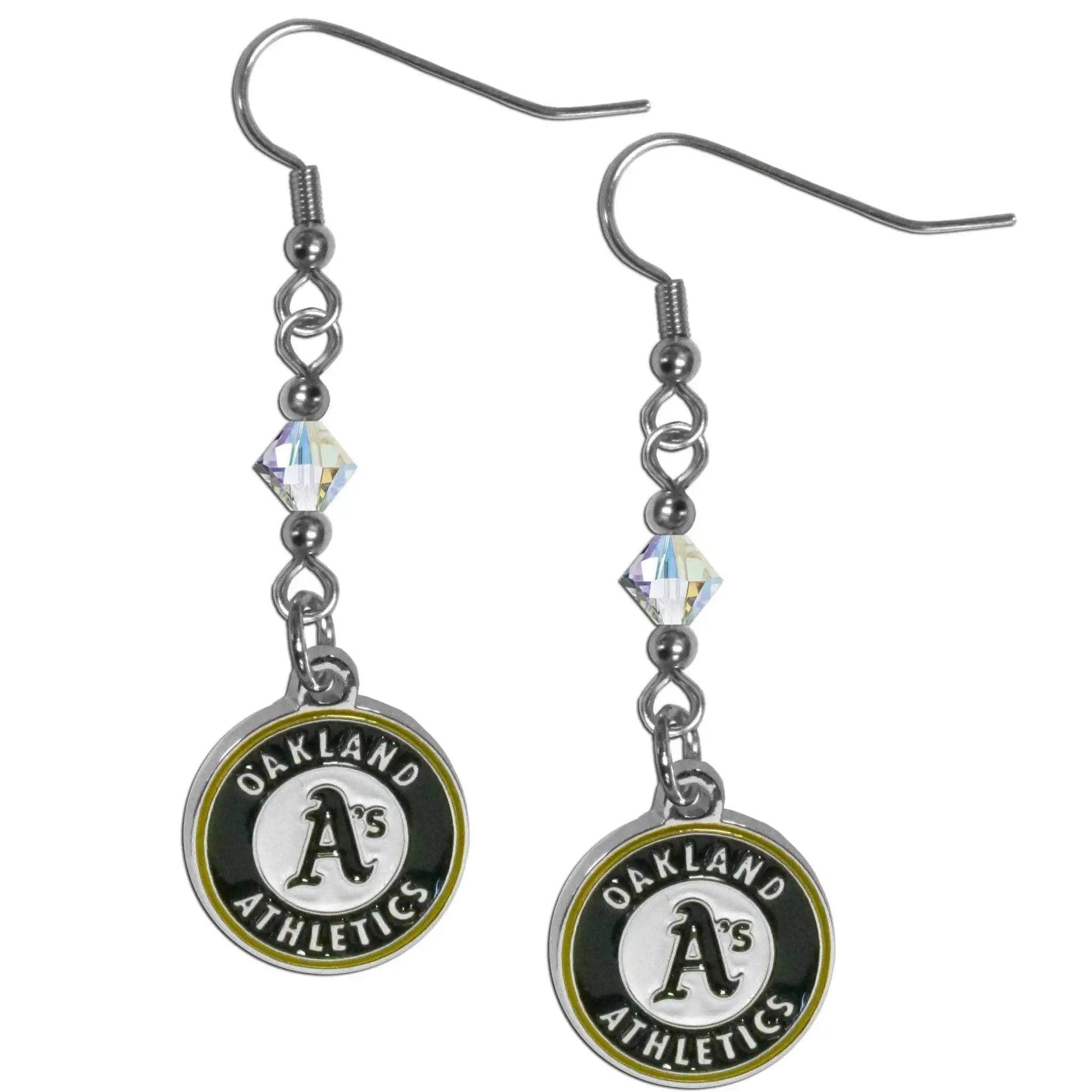  Oakland Athletics Earrings Nickel Free Fish Hook Emblem -  ToylandEU™