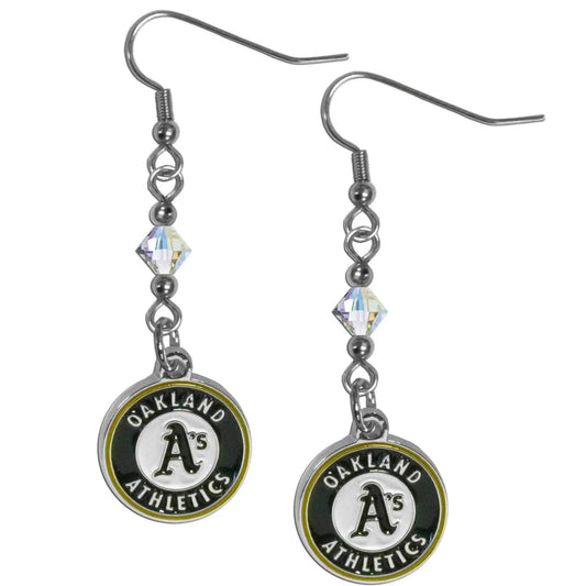  Oakland Athletics Earrings Nickel Free Fish Hook Emblem -  ToylandEU™