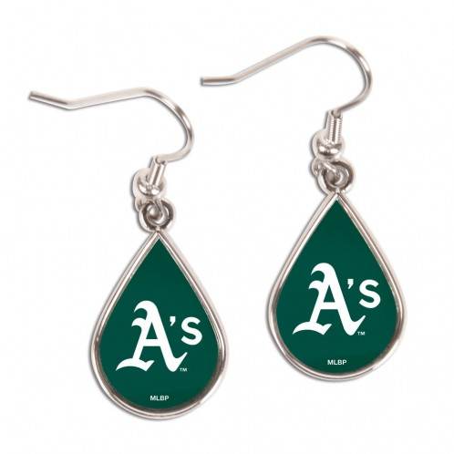 Oakland Athletics Earrings Tear Drop Style Special Order - ToylandEU
