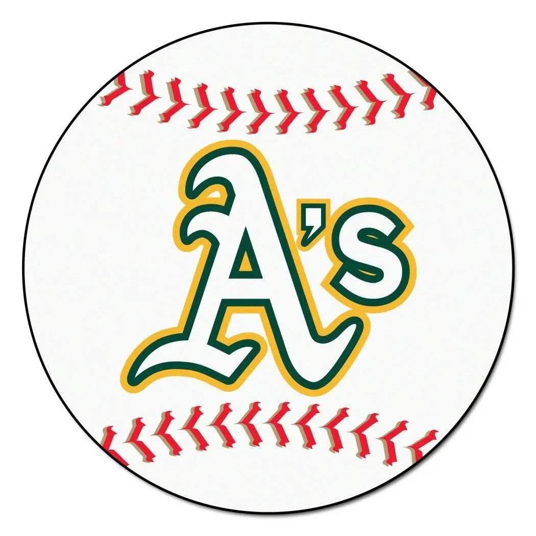 Oakland Athletics FanMats Baseball Mat 20x30 Rug Official - ToylandEU