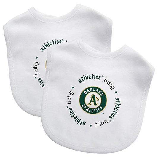 Oakland Athletics Officially Licensed Baby Bibs 2 Pack - ToylandEU