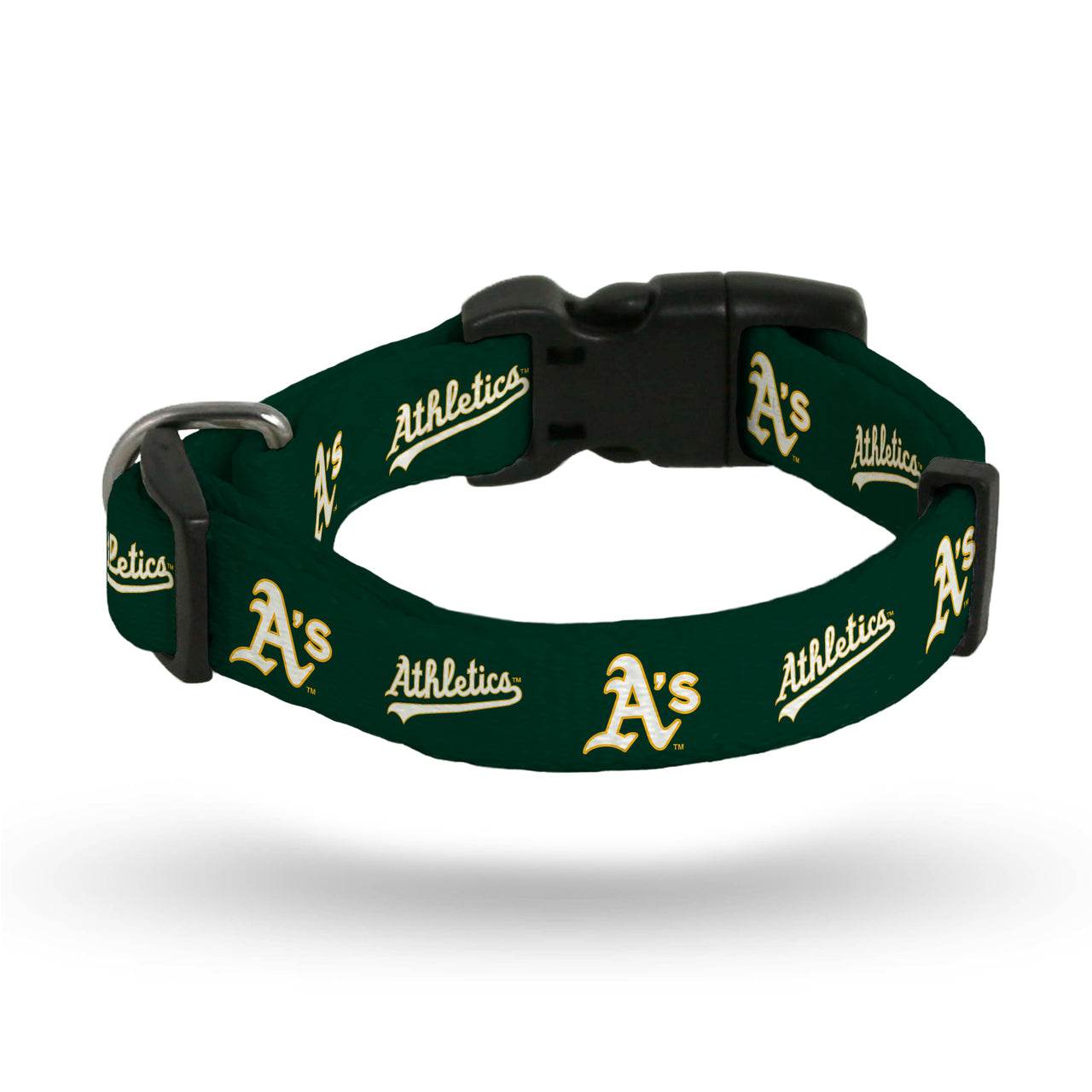Oakland Athletics Pet Collar Size M Adjustable Logo Pattern - ToylandEU