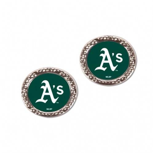 Oakland Athletics Post Style Earrings Officially Licensed - ToylandEU