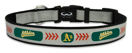  Oakland Athletics Reflective Large Baseball Dog Collar -  ToylandEU™