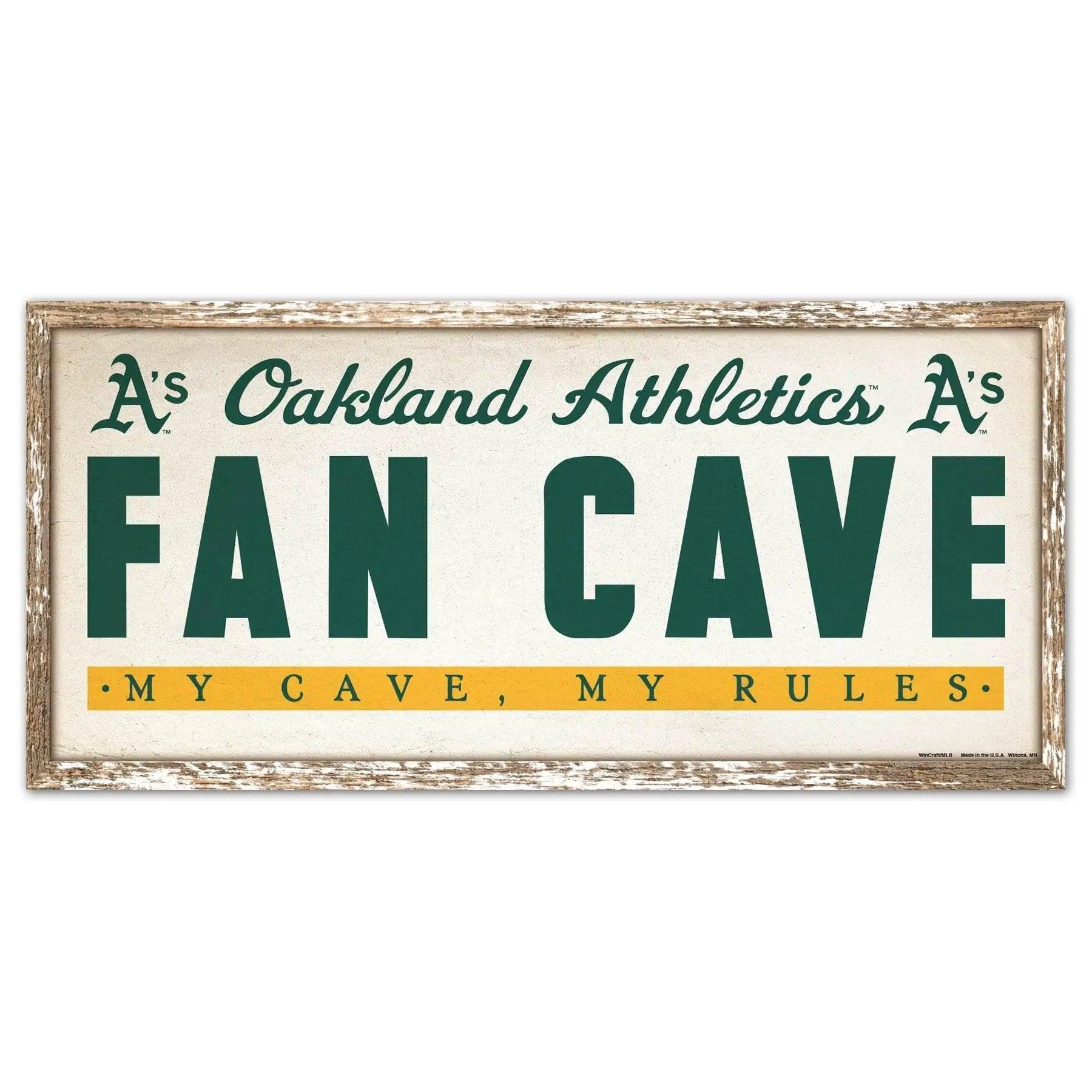  Oakland Athletics Sign 8x17 Wood Fan Cave Decor Wall Mount -  ToylandEU™