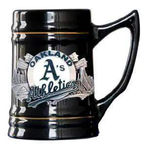  Oakland Athletics Stein 18oz Black MLB Collector Siskiyou -  ToylandEU™