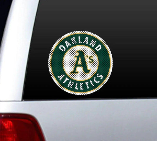  Oakland Athletics Window Film 12 Inch Die Cut CO -  ToylandEU™