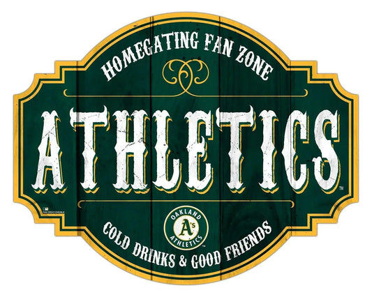  Oakland Athletics Wood Sign 12 Inch Homegating Tavern -  ToylandEU™