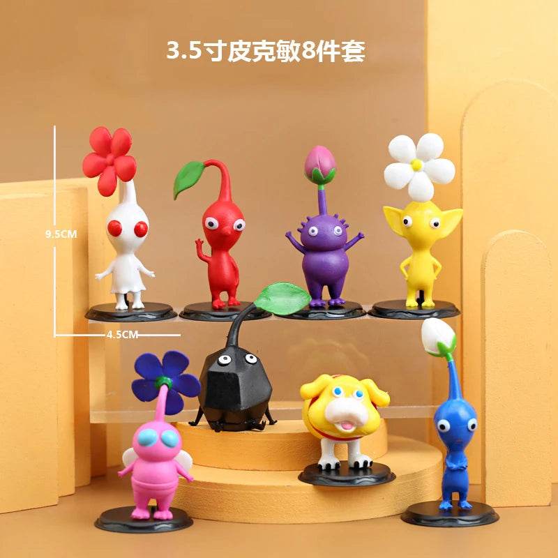 Oatchi Game Anime Figure Pikmin Figures 8-Piece Set Gifts - ToylandEU