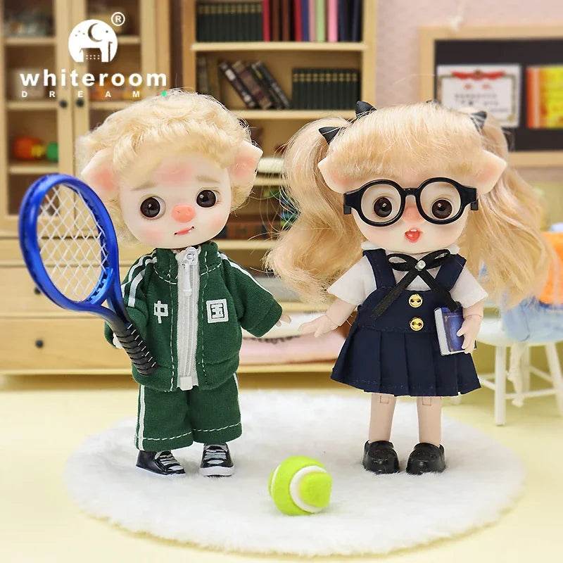 Ob11 Bjd Doll Boy Pig Face Piggy Ball-jointed Mini Doll Gift - ToylandEU