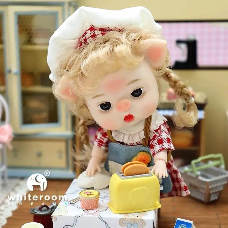  Ob11 Bjd Doll Boy Pig Face Piggy Mini Doll Gift Toy -  ToylandEU™