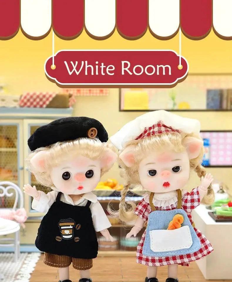  Ob11 Bjd Doll Boy Pig Face Piggy Mini Doll Gift Toy -  ToylandEU™