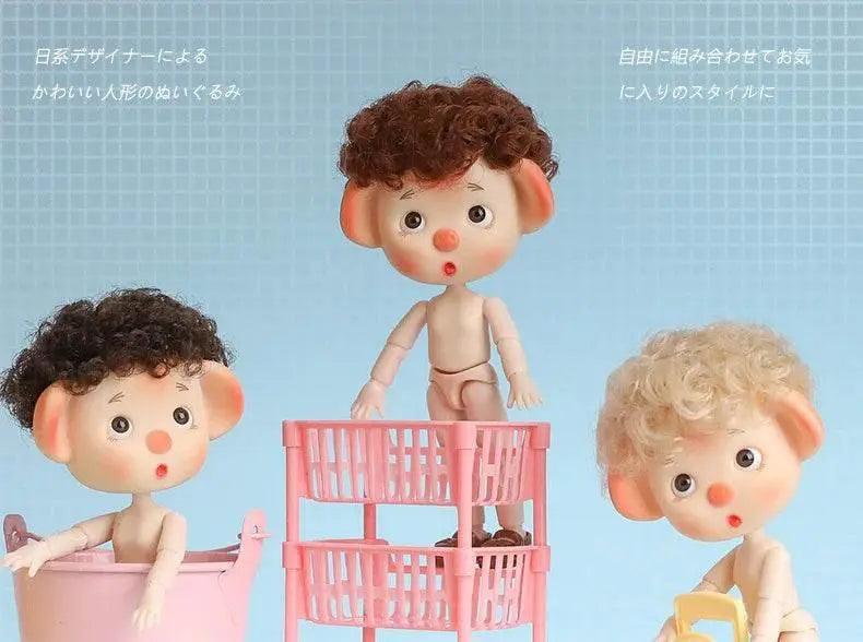  Ob11 Bjd Doll Boy Pig Face Piggy Mini Doll Gift Toy -  ToylandEU™