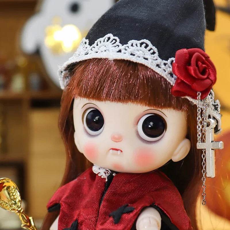 Ob11 Bjd Doll For Girl 14cm Halloween Collectible Dress - ToylandEU