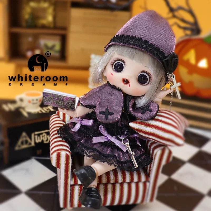 Ob11 Bjd Doll For Girl 14cm Halloween Collectible Dress - ToylandEU