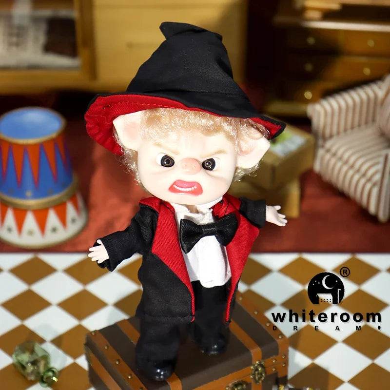 Ob11 Bjd Doll For Girl 14cm Halloween Collectible Dress - ToylandEU