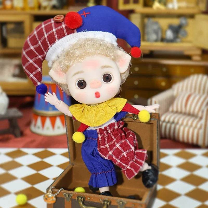 Ob11 Bjd Doll For Girl 14cm Halloween Collectible Dress - ToylandEU