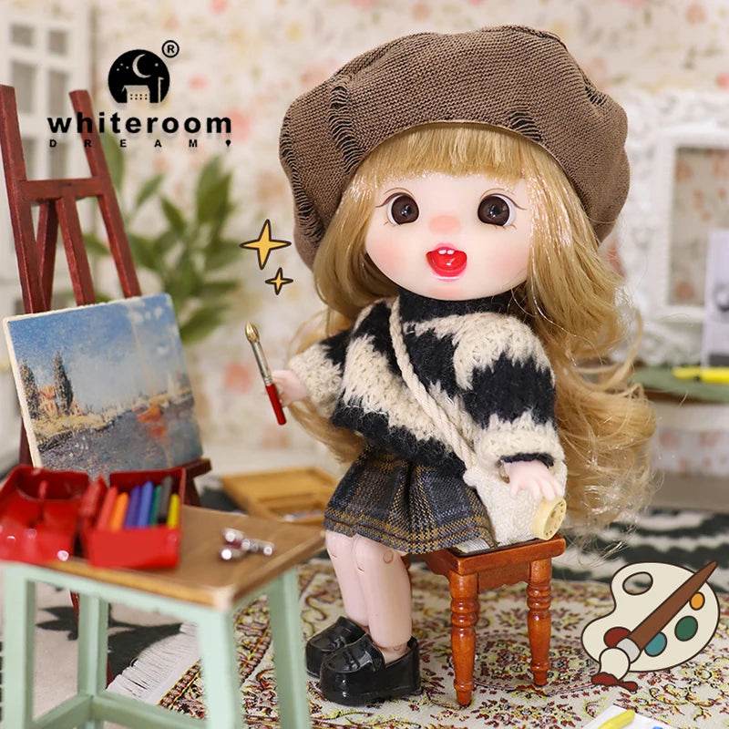 Ob11 Bjd Doll For Girl 14cm Halloween Collectible Dress - ToylandEU