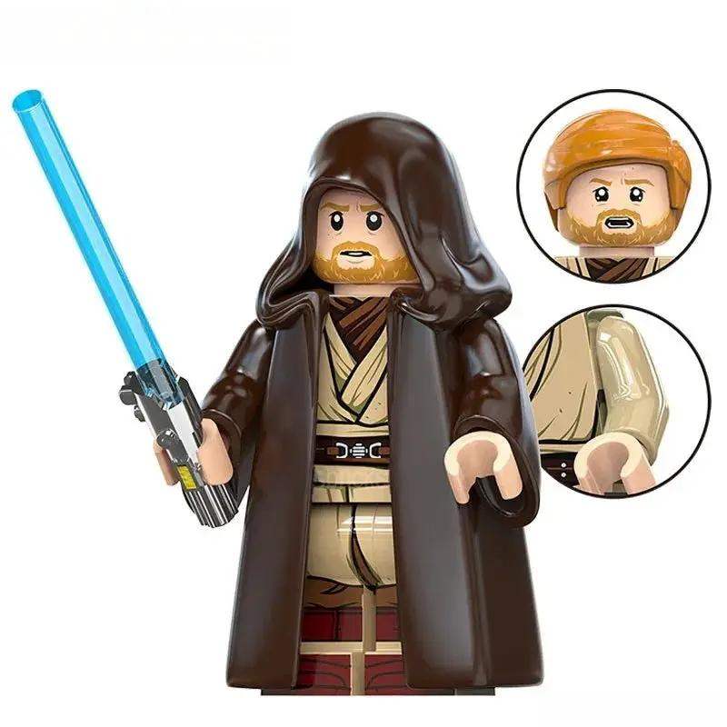 Obi Wan Kenobi Lego Star Wars Minifigures custom Toys New1 - Minifigure Toys
