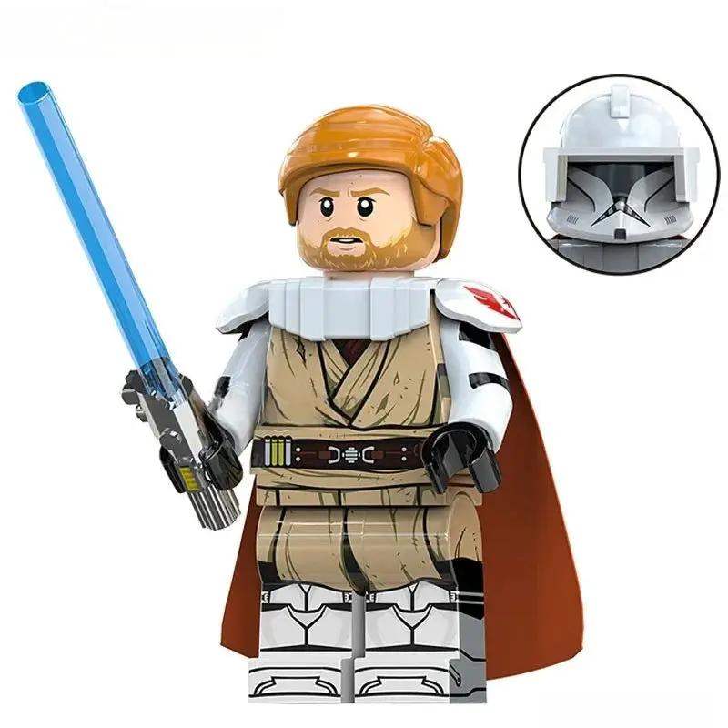 Obi Wan Kenobi Lego Star Wars Minifigures custom Toys New2 - Minifigure Toys